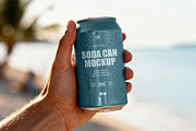 Soda 330ml Can Mockup, a Packaging Mockup by Design Squad (Thumbnail 4 of 4)