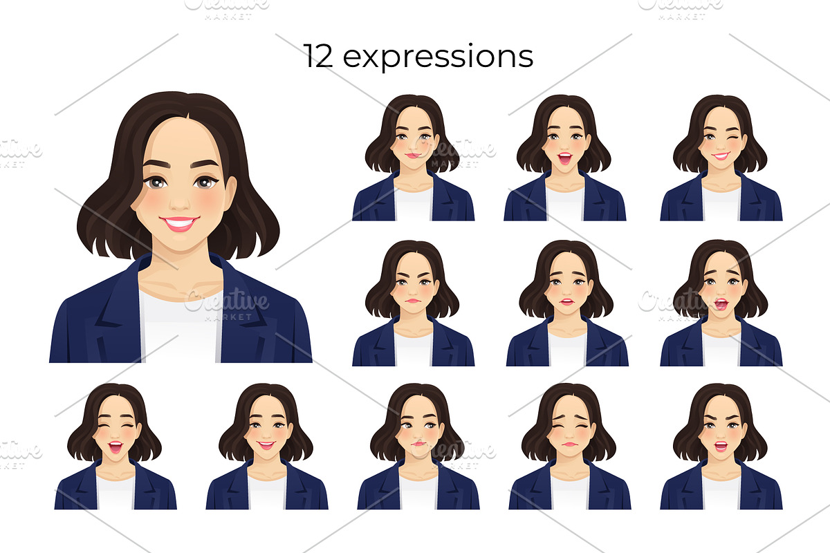 Young business woman kit, a Person Illustration by Volha Hlinskaya (Photo 4 of 6)