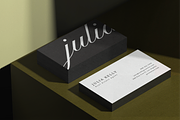 Chic Business Card Template Canva, a Business Card Template by LePosey Studio (Thumbnail 1 of 5)