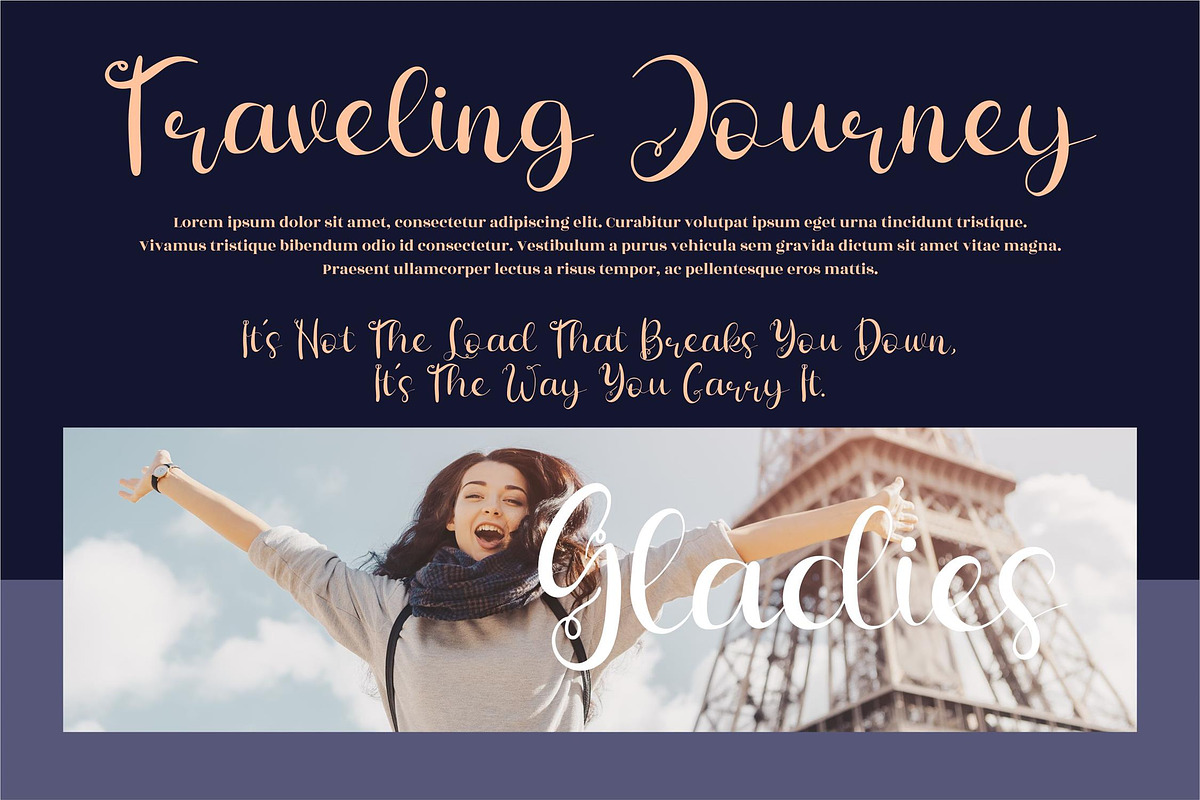 Hiratheria Script LS, a Script Font by GranzCreative (Photo 6 of 14)