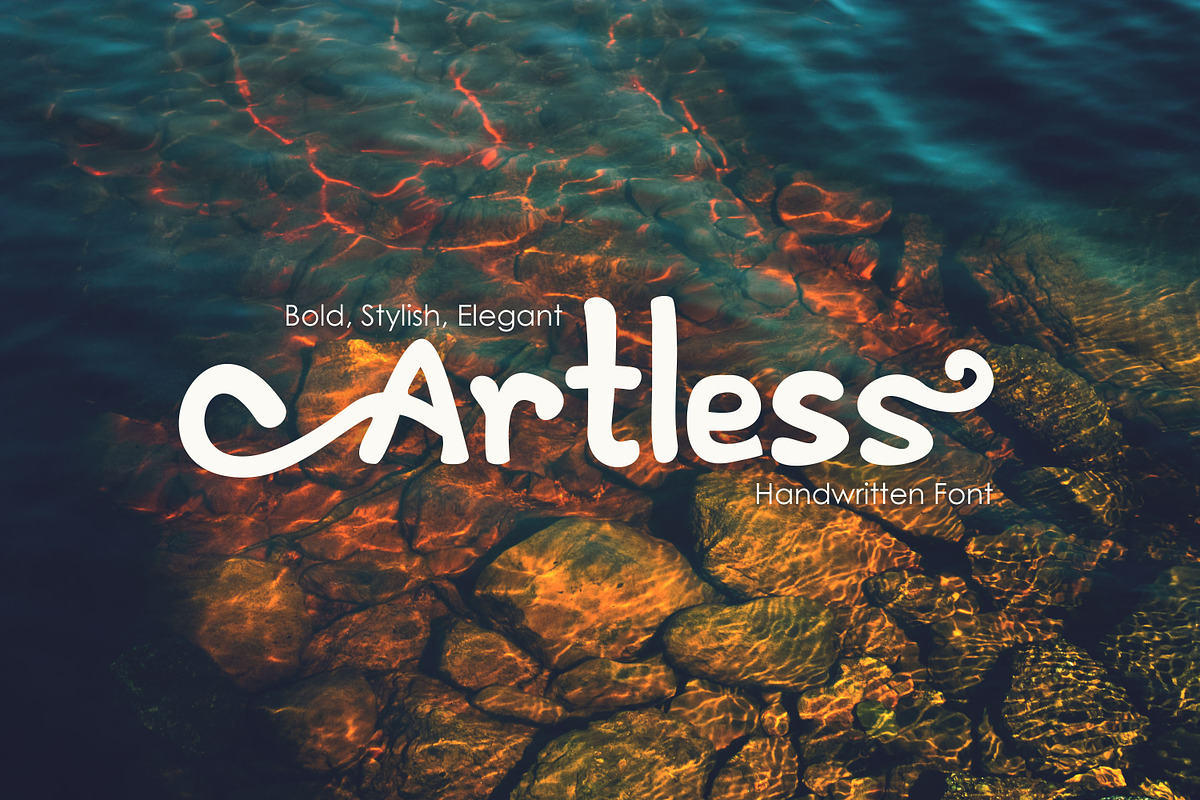 Artless - Handwritten Font, a Sans Serif Font by Artbeaut (Photo 1 of 10)