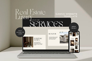 Real Estate REALTOR CANVA WEBSITE