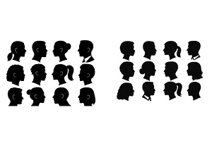 Various silhouettes of different, an Illustration by ZinetroN