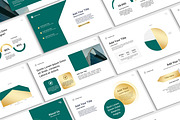 Green & Gold Business PowerPoint, a Presentation Template by SKY CREATION (Thumbnail 5 of 6)