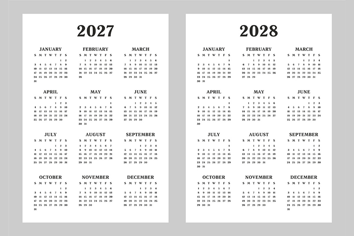 Calendar 2023 and 2030, an Icon by Volyk (Photo 4 of 5)
