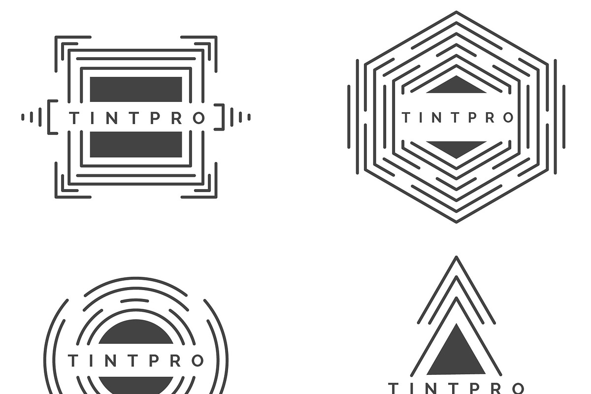 Geometric Line Logo Pack, a Branding & Logo Template by The Tint Pro (Photo 2 of 2)