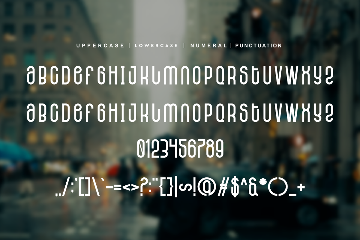 Anoyone - Tall & Travel Display Font, a Sans Serif Font by QR Design Studio (Photo 4 of 6)