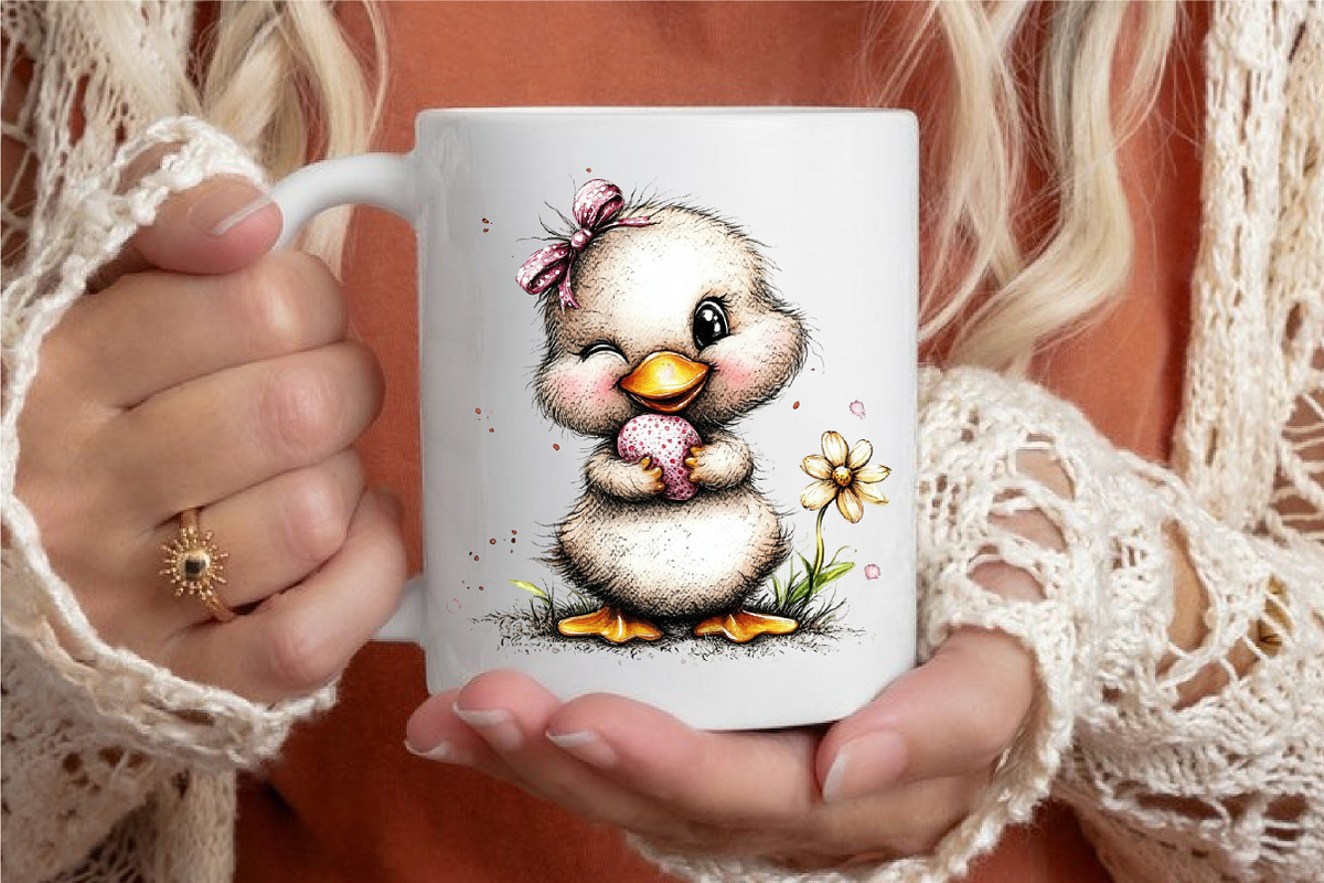 Watercolor Easter Animals Clipart, an Illustration by designcity5 (Photo 3 of 5)