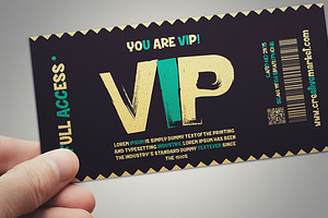 Retro Style VIP PASS