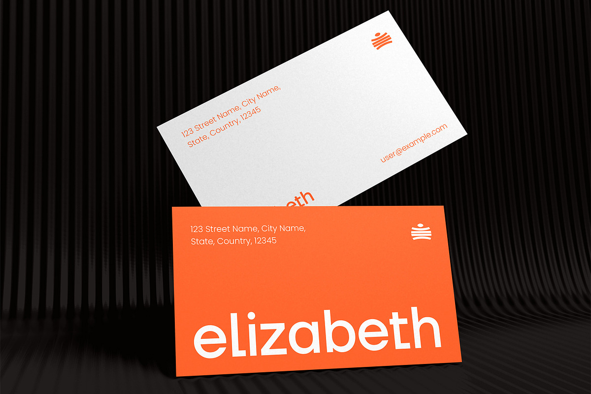 Square Business Card Mockup Bundle, an Advertising Mockup by graphypix (Photo 5 of 14)