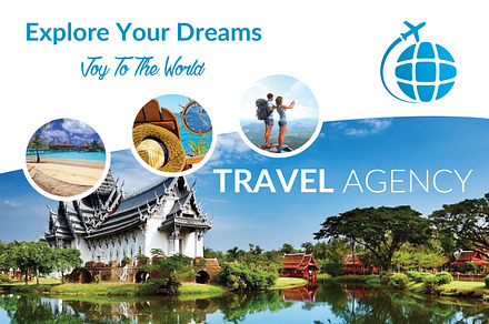 Holiday Travel Post Card, a Card Template by Shishir Khan