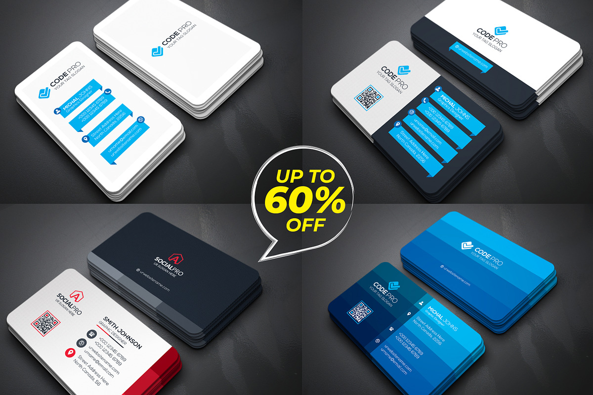 Full & Final New 450 Business Cards, a Business Card Template by Genereux Art (Photo 37 of 44)