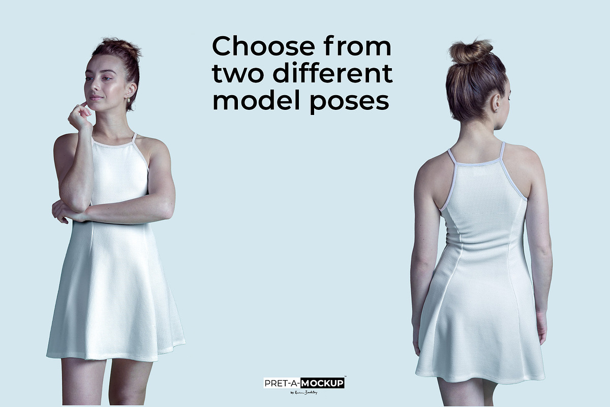 Short Dress Mockup, a Books & Magazine Mockup by Pret-a-Mockup (Photo 2 of 7)