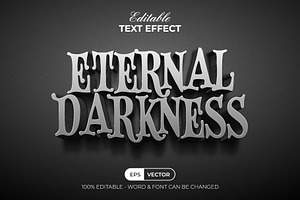Gothic 3D Editable Text Effect, a Layer Style Add-On by Mockmenot