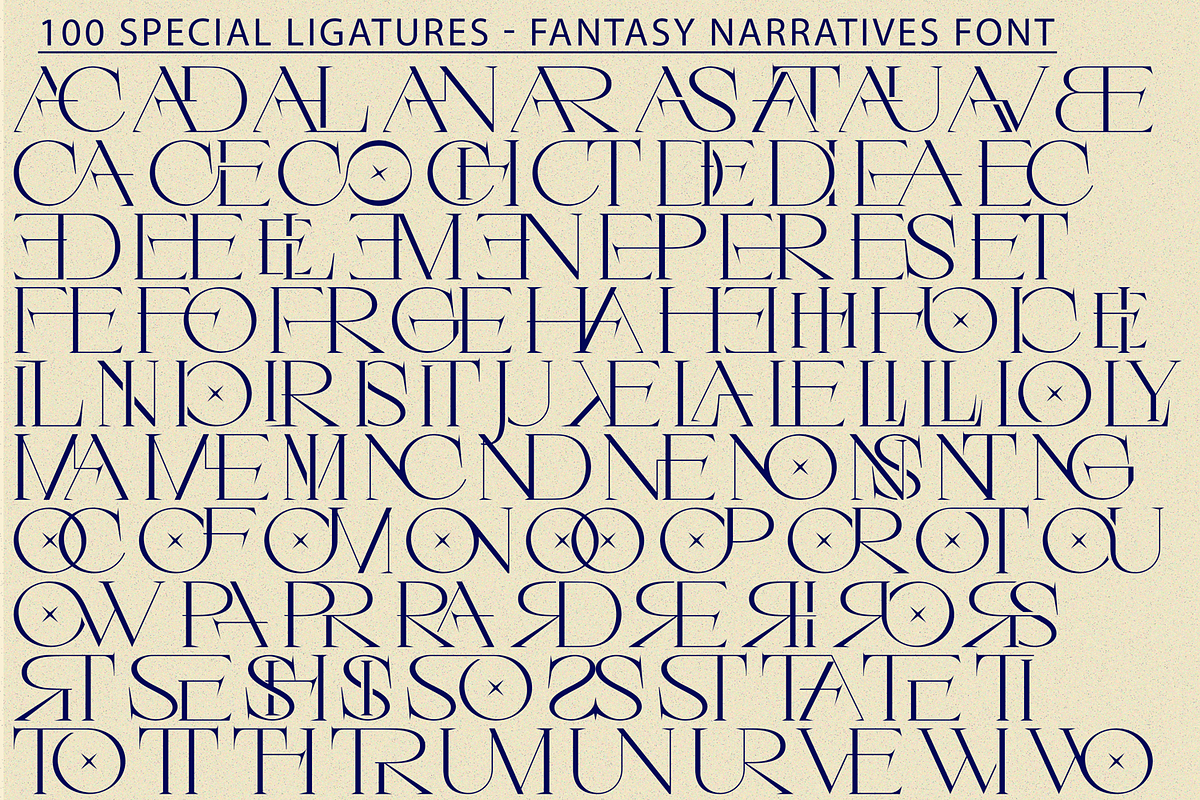 Fantasy Narratives Font, a Serif Font by 177Studio (Photo 8 of 8)