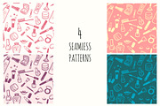 Cosmetics & Makeup kit +4 patterns, an Illustration by Hala (Thumbnail 2 of 4)
