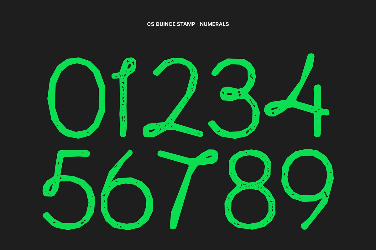 CS Quince Stamp, a Sans Serif Font by Craft Supply Co. (Photo 4 of 8)