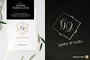 155 Frames for Wedding Monograms, a Decorative Illustration by Monogram World (Thumbnail 3 of 17)