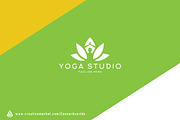 Yoga Studio Logo Template, a Branding & Logo Template by Avartde Creative (Thumbnail 2 of 2)