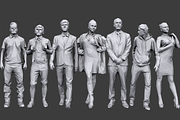 Lowpoly People Casual Pack Volume 10, a Characters & Person 3D Model by Kanistra Studio (Thumbnail 2 of 8)