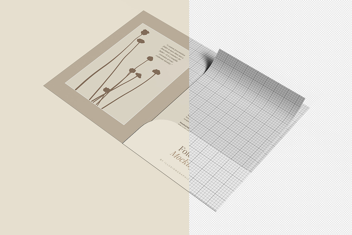 Folder Mockup - 12 Views, a Packaging Mockup by Illusiongraphic (Photo 20 of 28)
