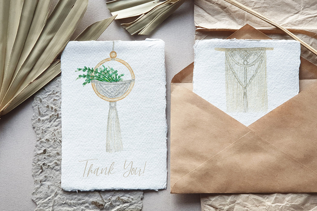 Macrame Boho Watercolor Clipart, an Object Graphic by svetlanaARTdreams (Photo 5 of 11)
