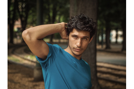 Three quarters shot of one handsome, a Person Photo by ArtOfPhotos photo store