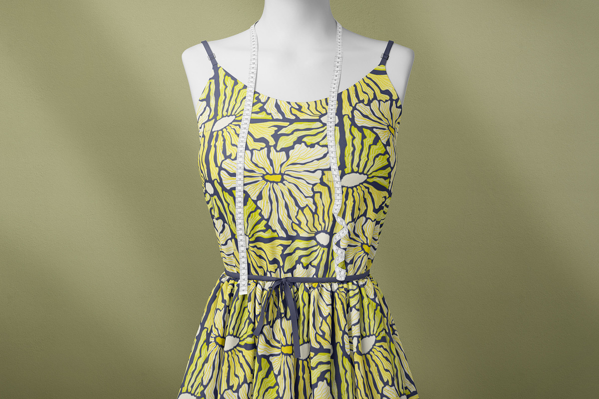 Chamomile floral seamless pattern, a Pattern Graphic by BAGIRA | Studio (Photo 2 of 5)