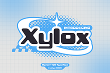 Xylox - Modern Y2K Display Typeface