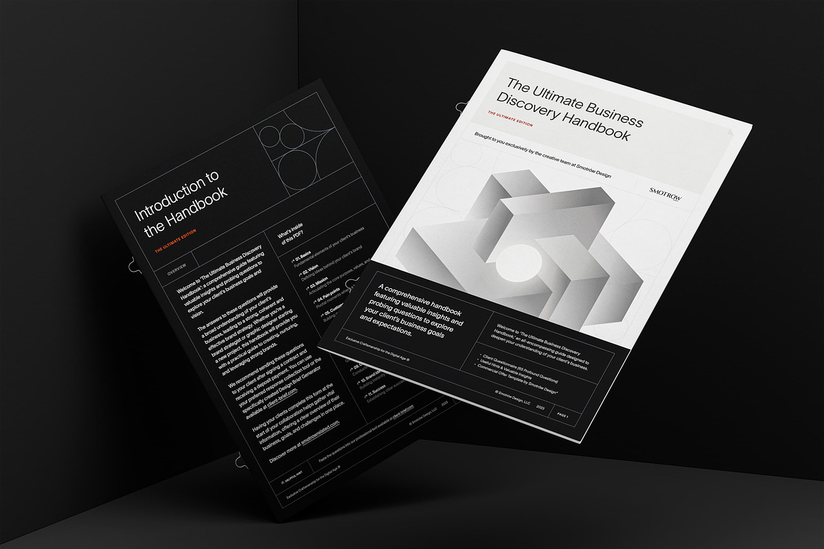 The Business Discovery Handbook, a Landing Page Template by Smotrow Related (Photo 7 of 7)
