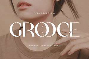 Grooce - Modern Sans Font