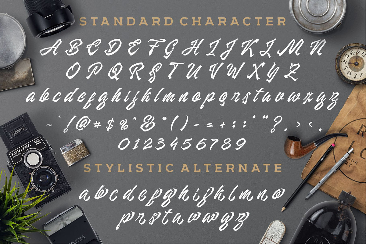 Manhattan Font, a Script Font by Nocturnal Workspace (Photo 3 of 9)