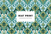 Ikat Print, Vector Seamless Patterns, a Pattern Graphic by ASTUDIO (Thumbnail 5 of 5)