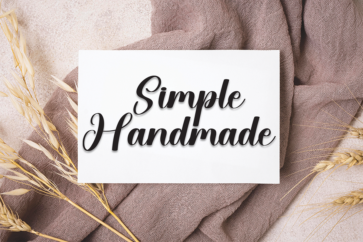 Kayla | Script Font, a Handwritten Font by Scratchones (Photo 5 of 9)