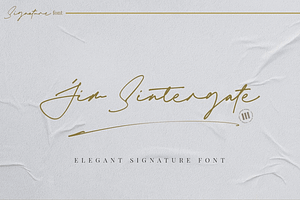 Jim Sintergate - Elegant Signature