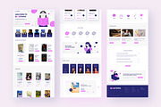 Booktopia – Fun Book Store Website, an UI Kit Template by peterdraw (Thumbnail 9 of 10)