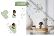 Beauty of Africa female body outline, an Illustration by brialinas (Thumbnail 9 of 13)