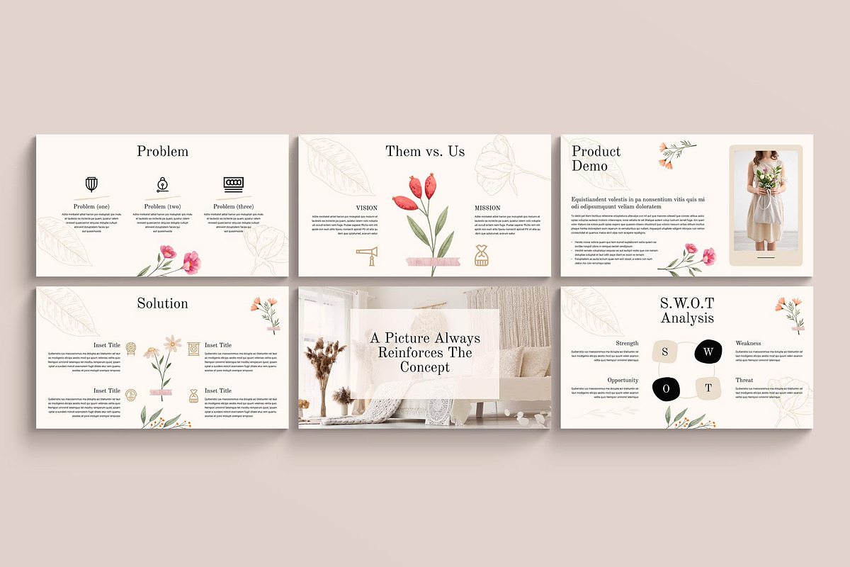 Aesthetic Pitch Deck Presentation, a Presentation Template by TemplatesForest (Photo 3 of 5)