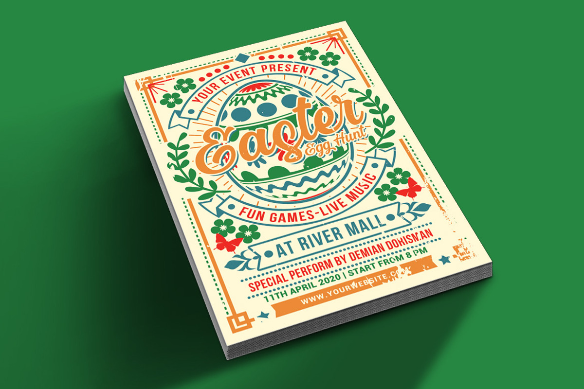 Easter Egg Hunt, a Flyer Template by Muhamad Iqbal hidayat (Photo 2 of 4)