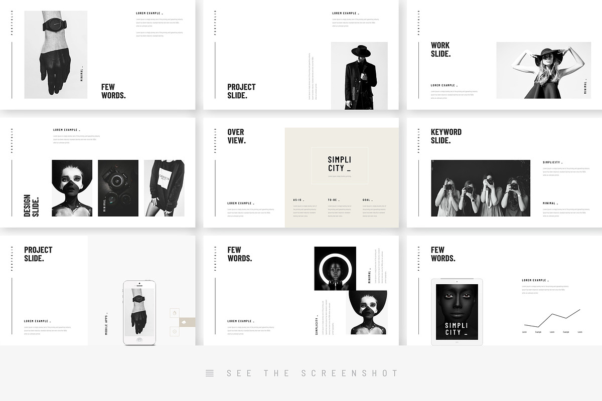 Stylish Minimal Keynote Template, a Presentation Template by TemplatesForest (Photo 5 of 9)