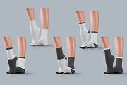 7 Mockups Medium Socks, a Bottom Mockup by Grow Design Craft Studio (Thumbnail 5 of 7)