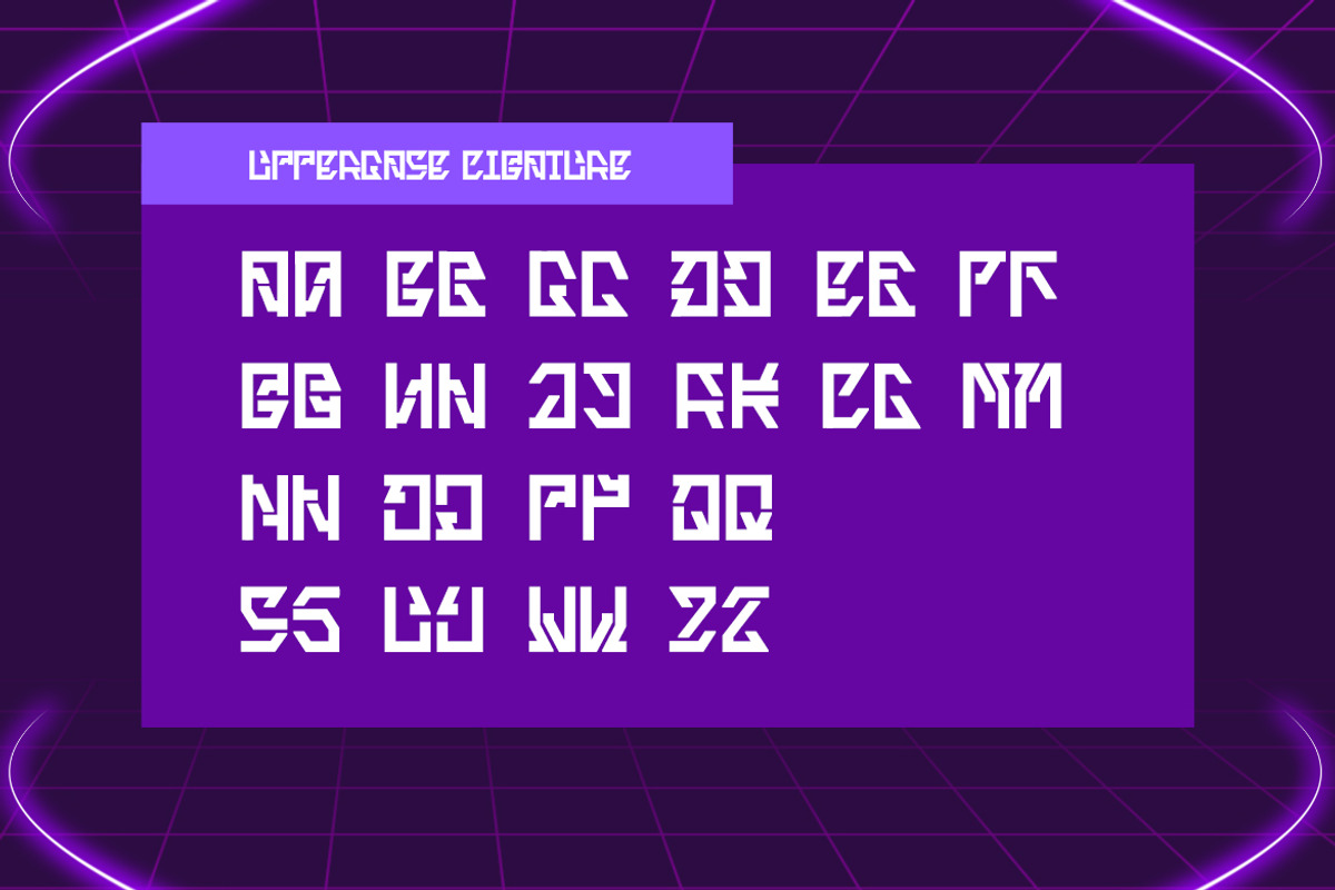 Metaporze - Futuristic Font, a Sans Serif Font by Dhabee (Photo 3 of 9)