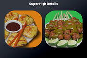 Asian Food 3D Icons, an Object 3D Model by WudelMbois Studio (Thumbnail 3 of 4)