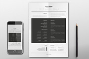 Suzy Resume Template, a Resume Template by Nina Shaw (Thumbnail 1 of 11)