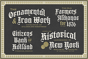 NS Philapost Fonts, a Blackletter Font by Novisouldado (Thumbnail 7 of 9)
