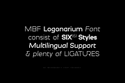 MBF Logonarium-font for logo, a Sans Serif Font by MoonBandit (Thumbnail 5 of 8)