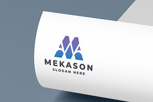 Modern Geometric M Logo, a Branding & Logo Template by Design_Planet