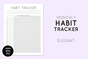 Habit Tracker - Elegant