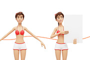 35 Promo Mock-Ups w/ Swimsuit Jenny, an iPad Mockup by Oleg Ribar (Thumbnail 19 of 30)