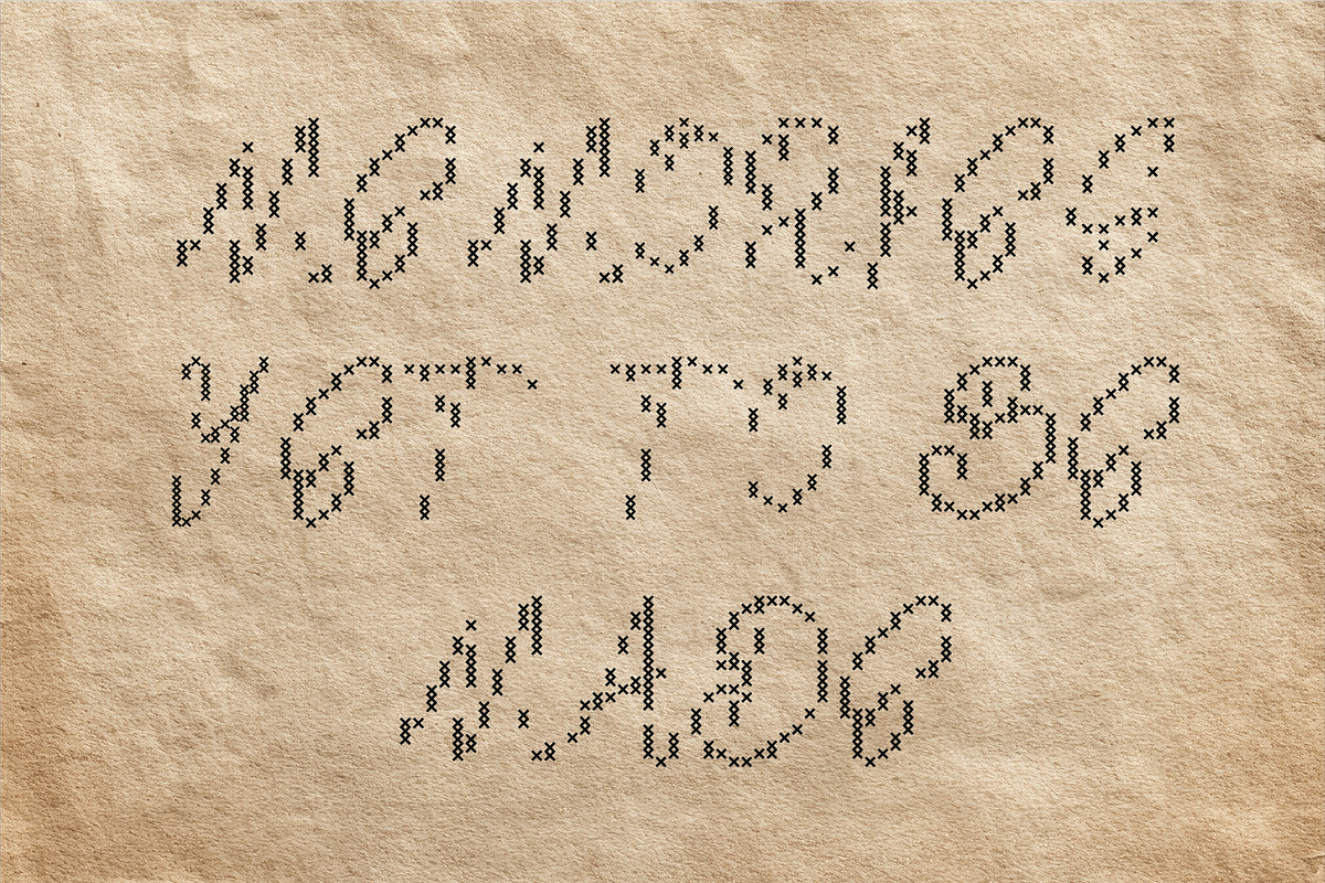 Handriya | A Embroidery Script Font, a Handwritten Font by Berdansabersama (Photo 6 of 9)
